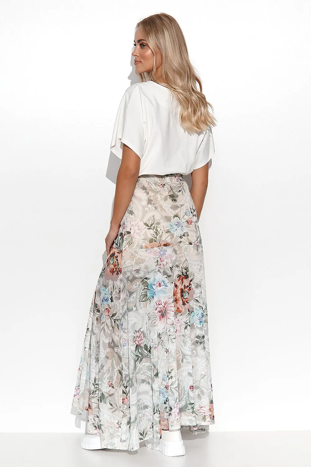 Heart Neck Loose-Fit Blouse