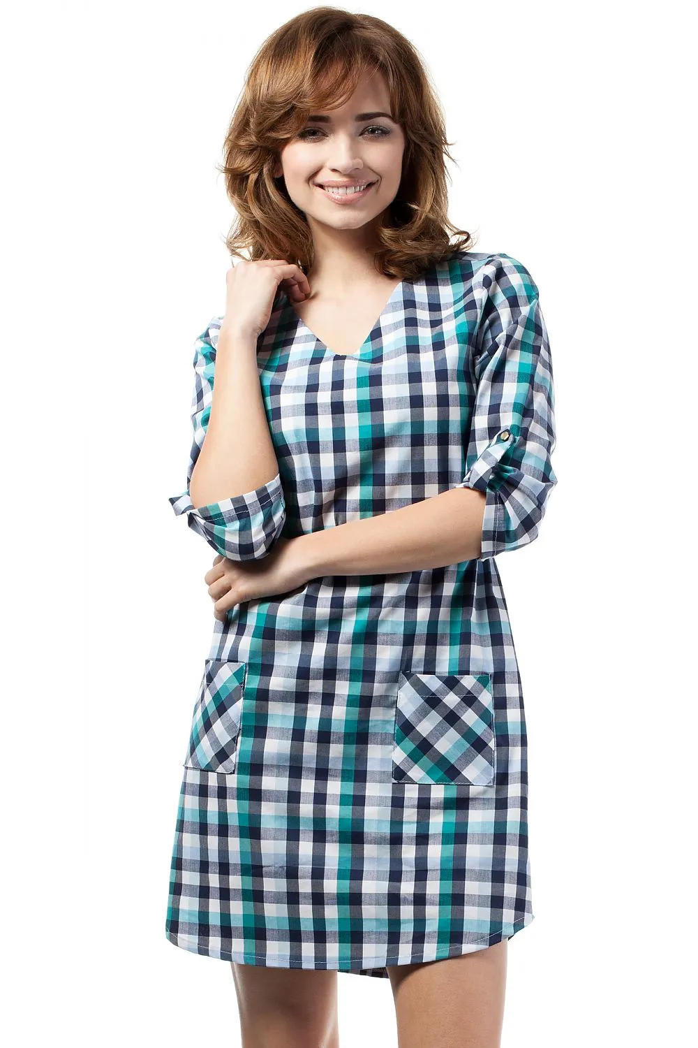 Heart Neckline A-Line Dress