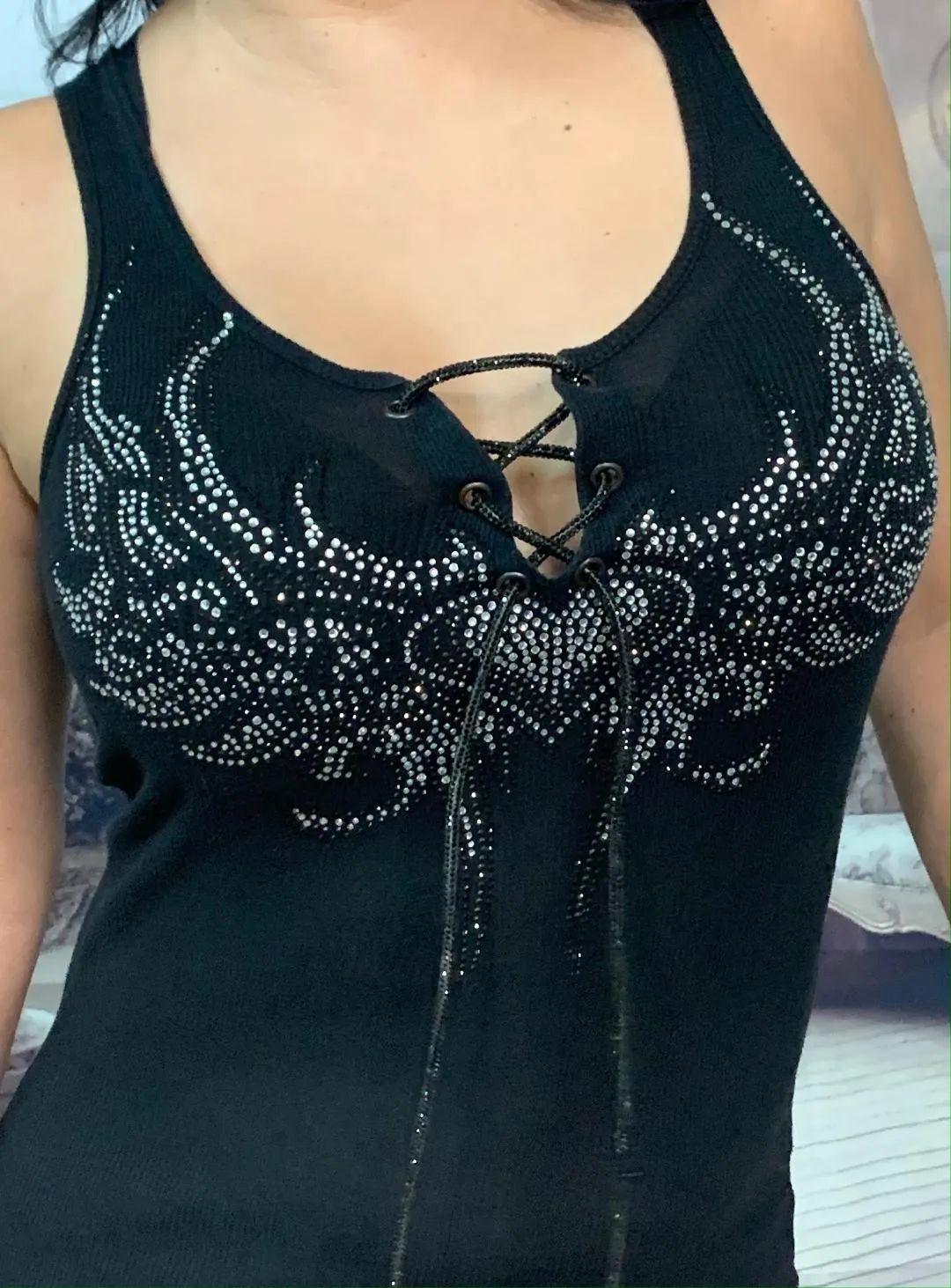 Heart Wings OPEN FRONT