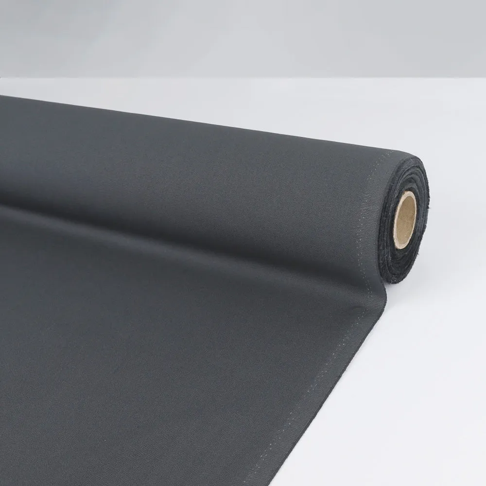 Heavyweight Stretch Cotton Twill - Shark (remnant)