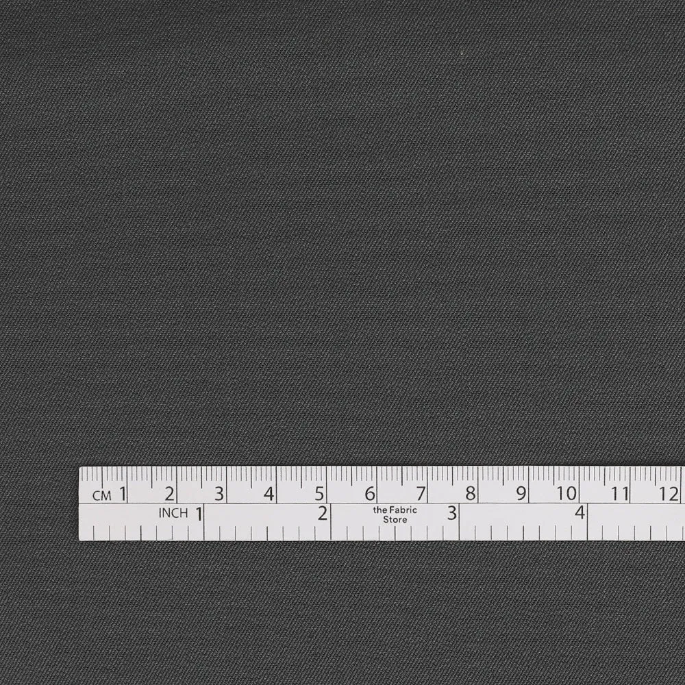 Heavyweight Stretch Cotton Twill - Shark (remnant)