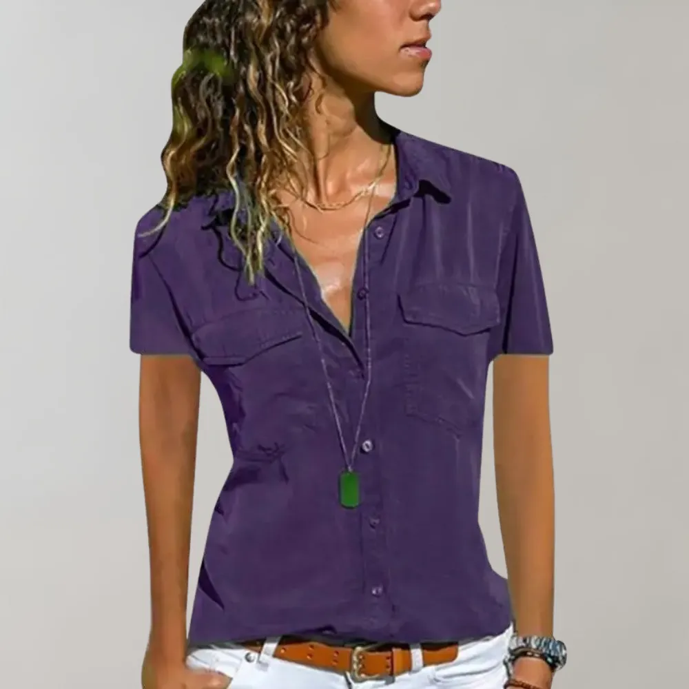 Helen - Blouse with Button Closure for Ladies - Modern & Comfortable