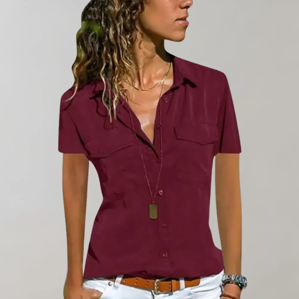 Helen - Blouse with Button Closure for Ladies - Modern & Comfortable