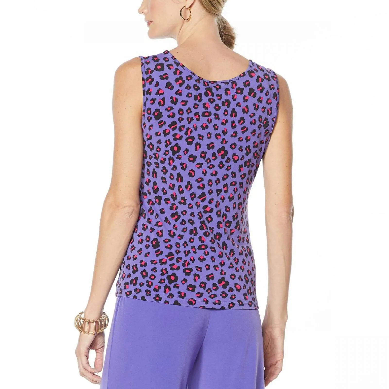 IMAN Women's Plus Size 2 Pack Global Chic Luxury Resort Tank Tops