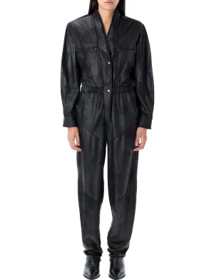 ISABEL MARANT Women's V-Neck Loose Fit Jumpsuit - Size 36