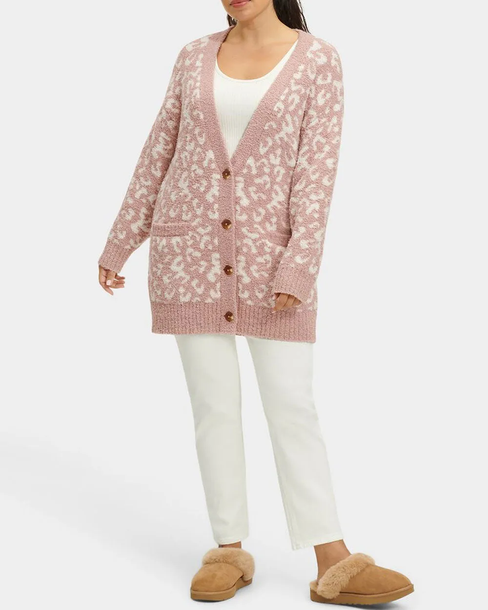 Joselyn Cardigan in Cliff Leopard