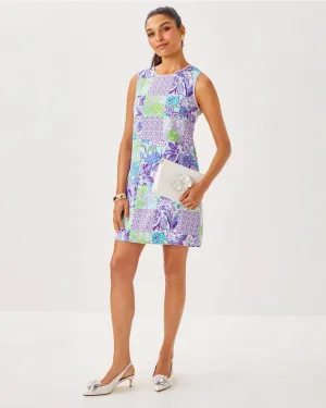 Julienne Shift Dress - Multi Juicy Story Patch
