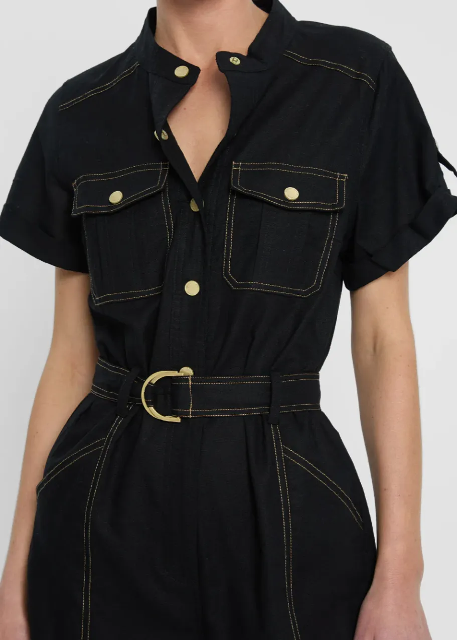 KIVARI Ebony Jumpsuit - Black