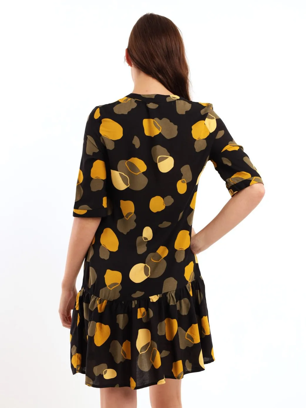 Ladies Drop Hem Shift Dress