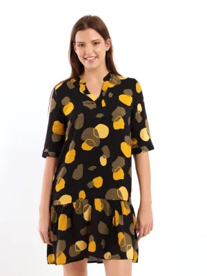 Ladies Drop Hem Shift Dress