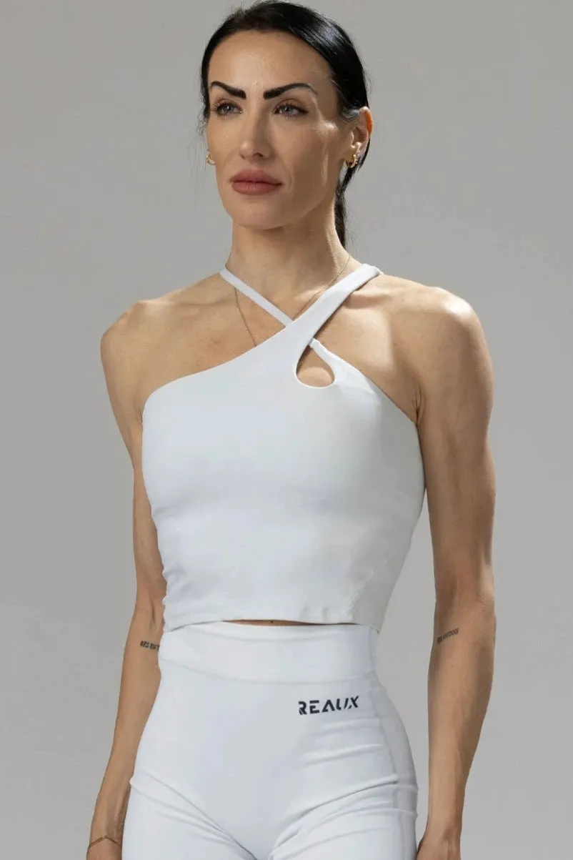 Élan Asymmetric Crop Top