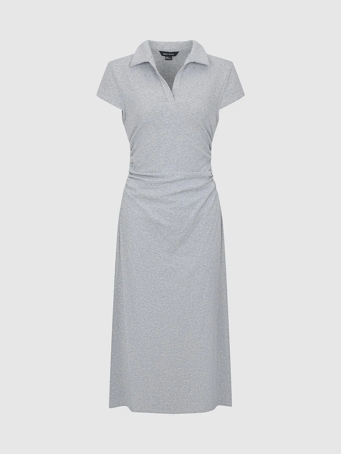 Lapel A-Line Dresses