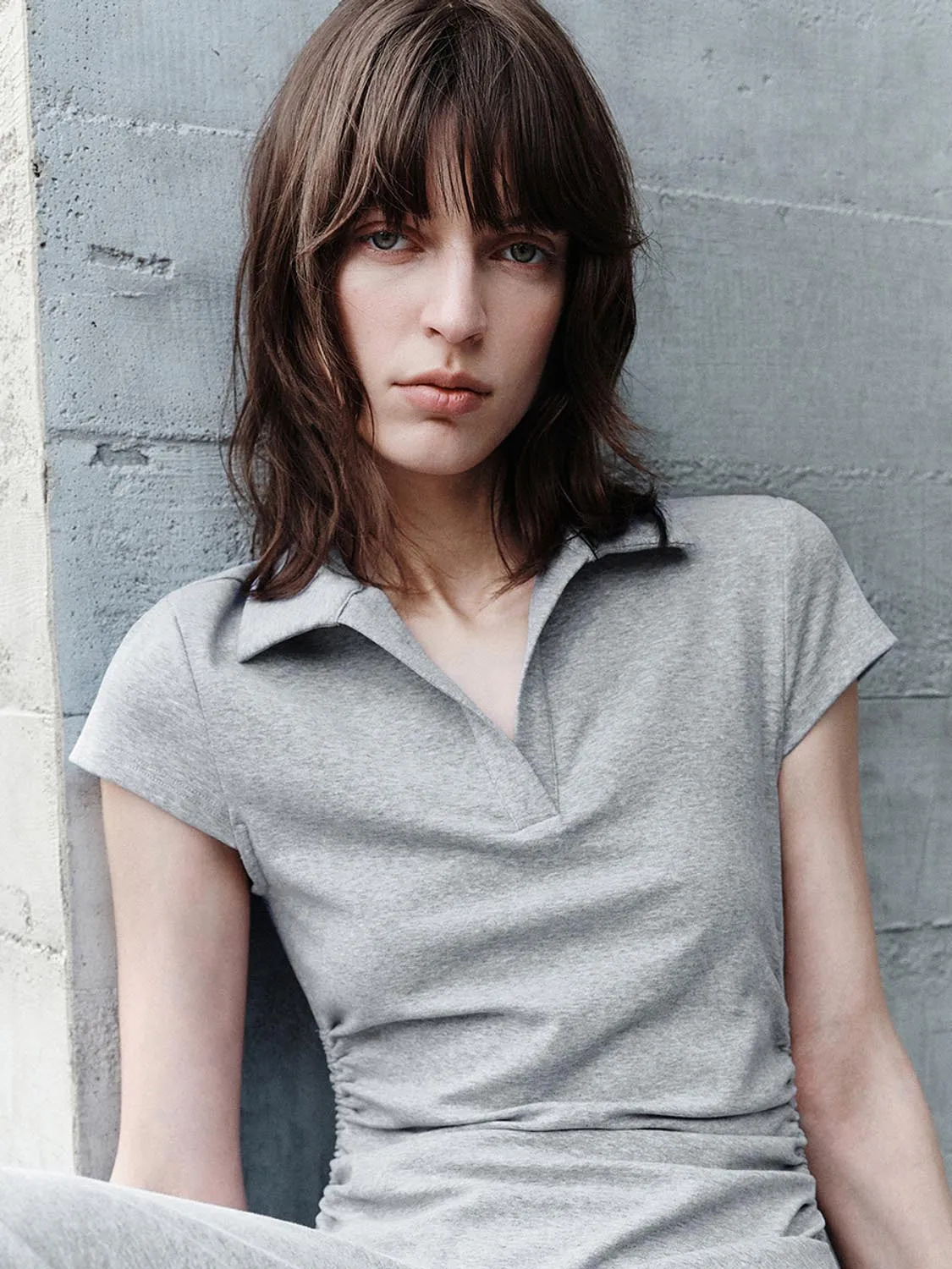 Lapel A-Line Dresses