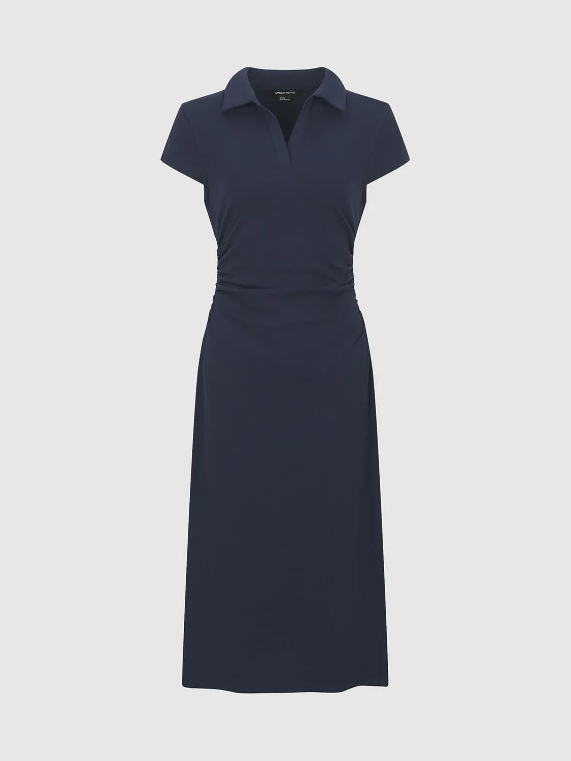 Lapel A-Line Dresses