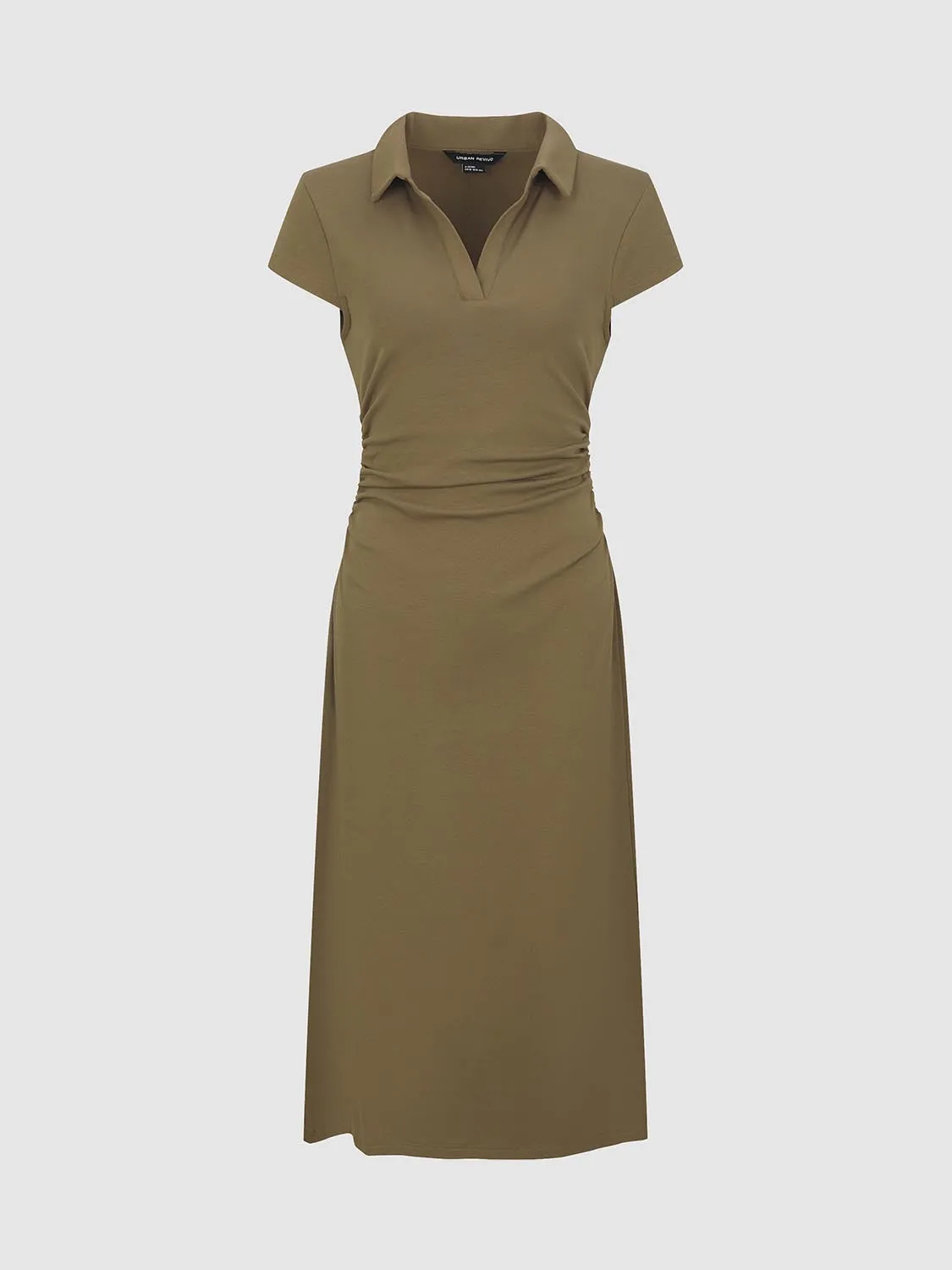 Lapel A-Line Dresses