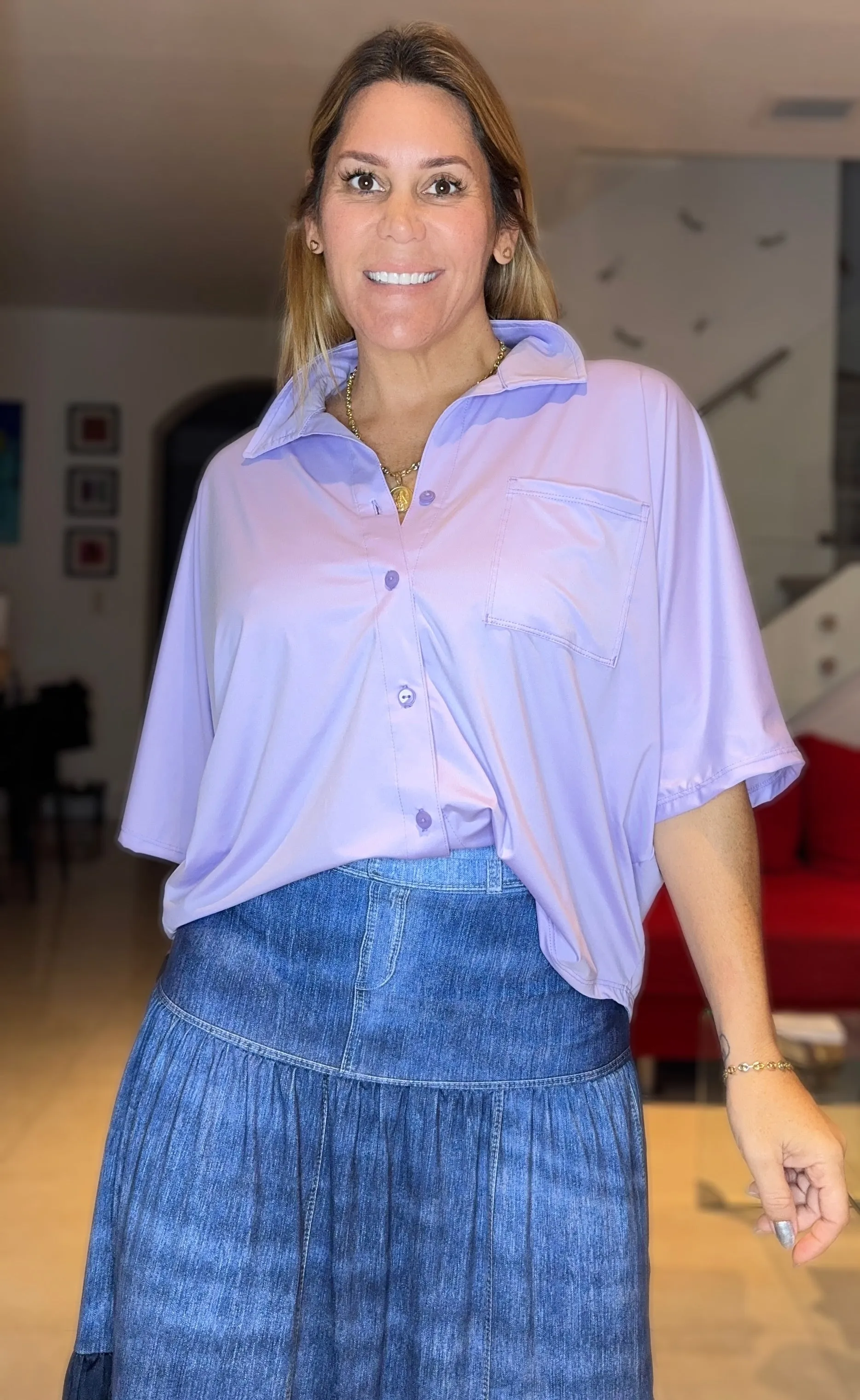 Lila Basic Thsirt