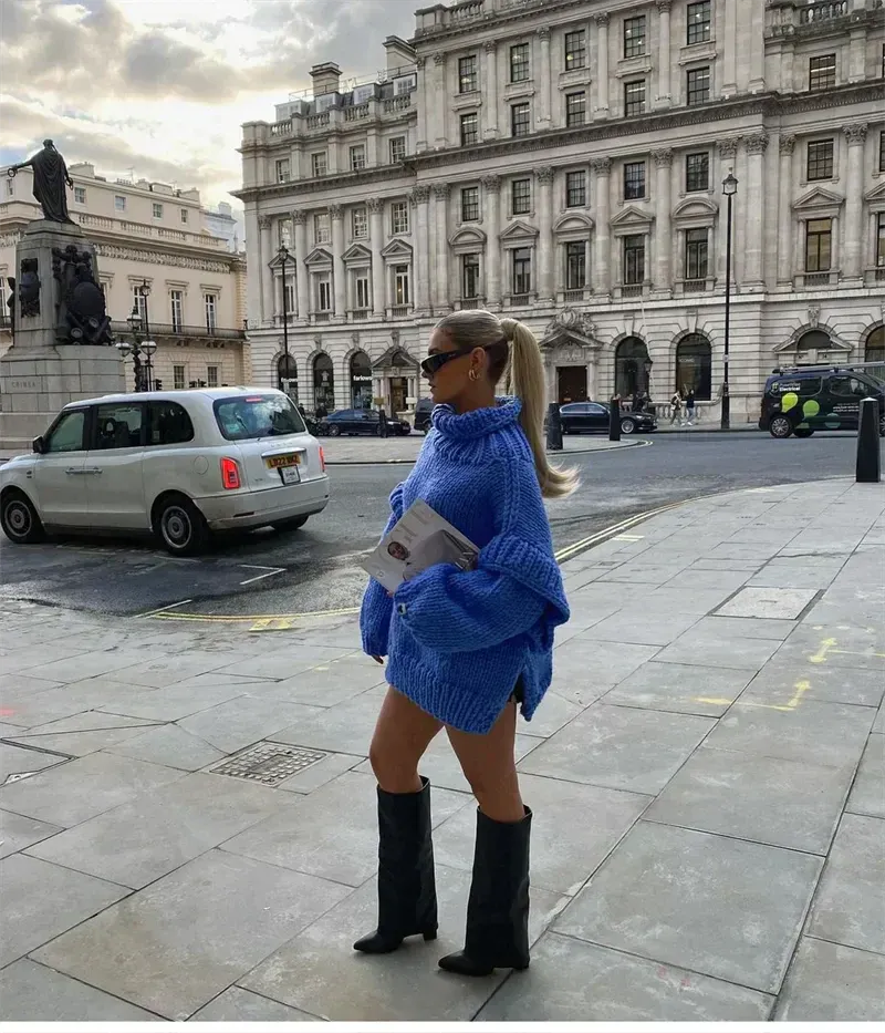 Lila | Oversized trui