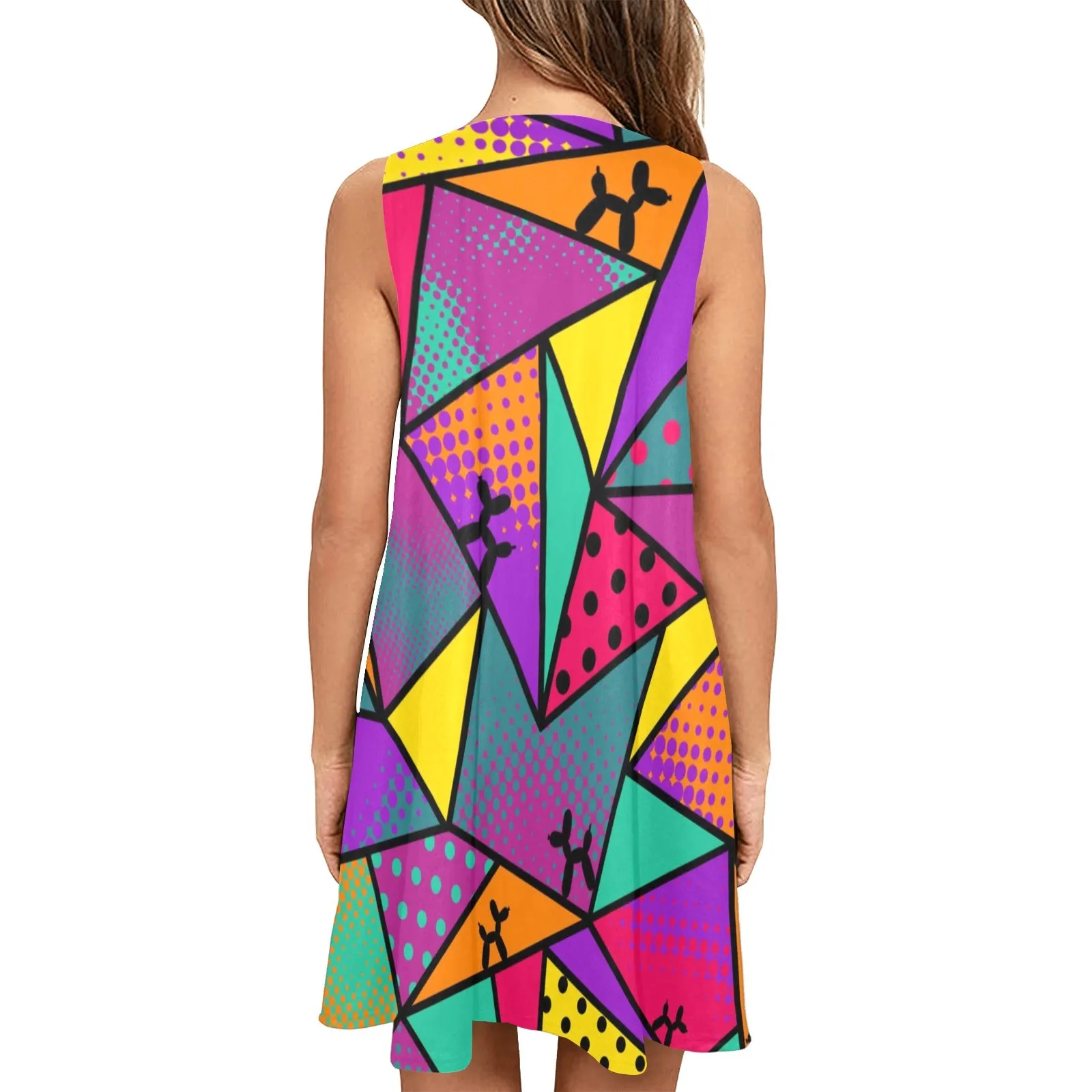 Lolly Bag - Flared Shift Dress with Pockets (XS - 3XL)