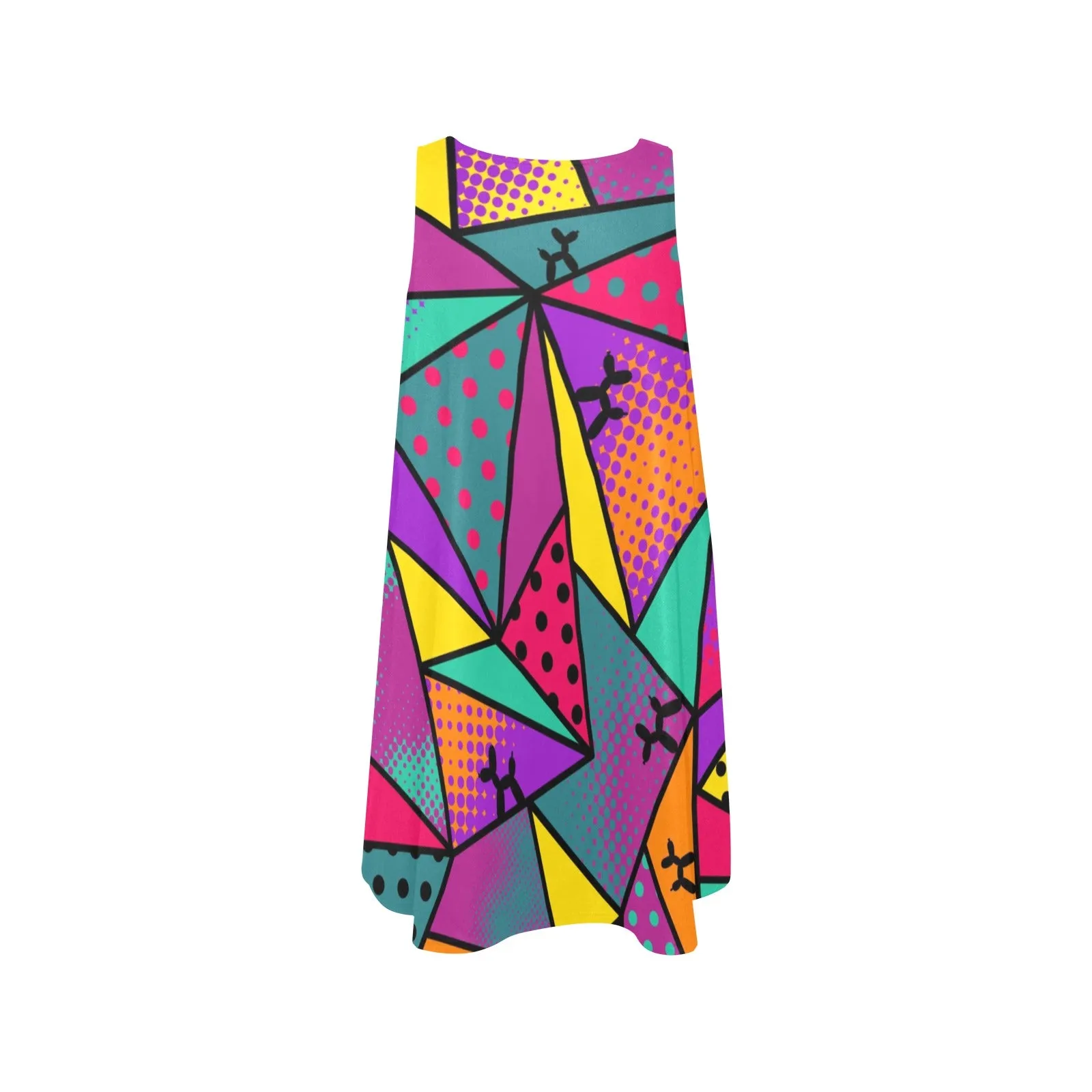 Lolly Bag - Flared Shift Dress with Pockets (XS - 3XL)
