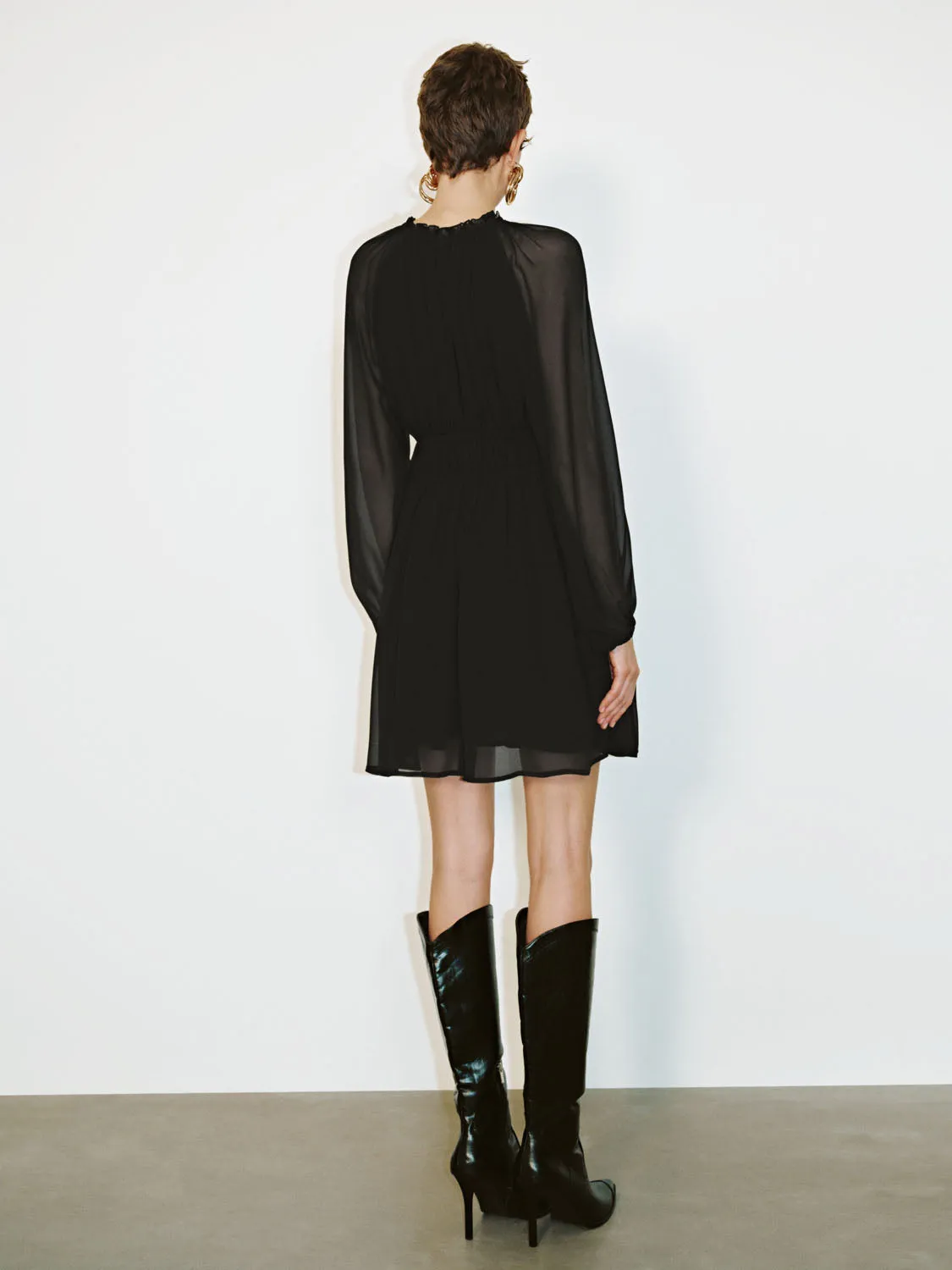 Long Sleeve A-Line Dresses