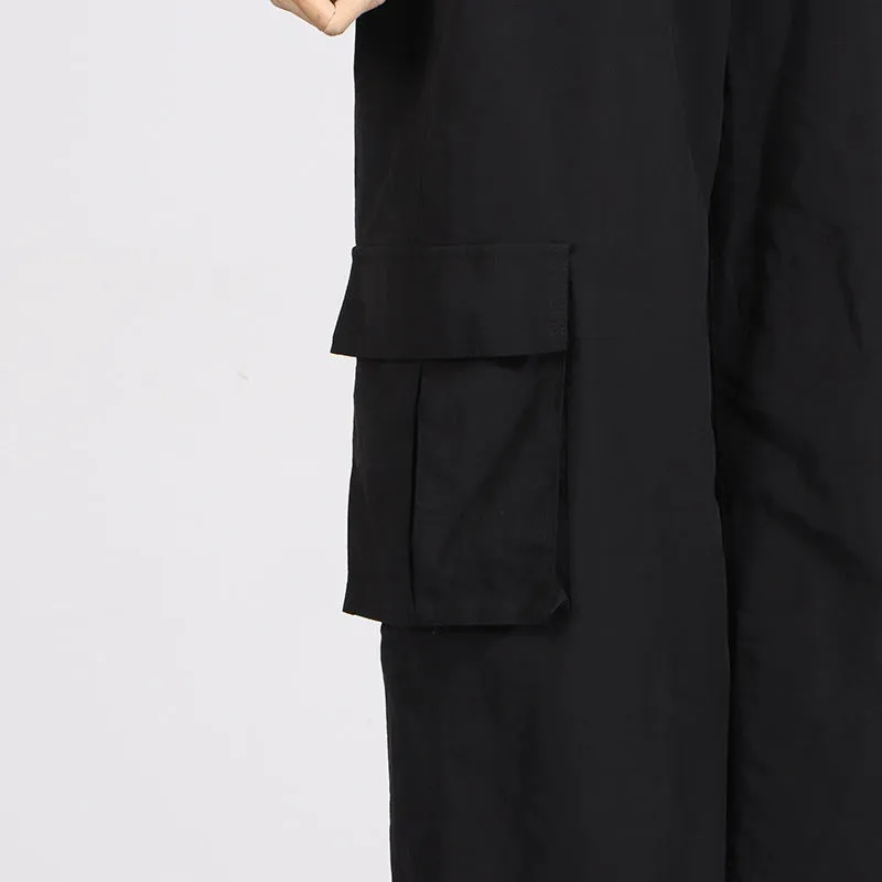 Long Sleeve Cargo Jumpsuit