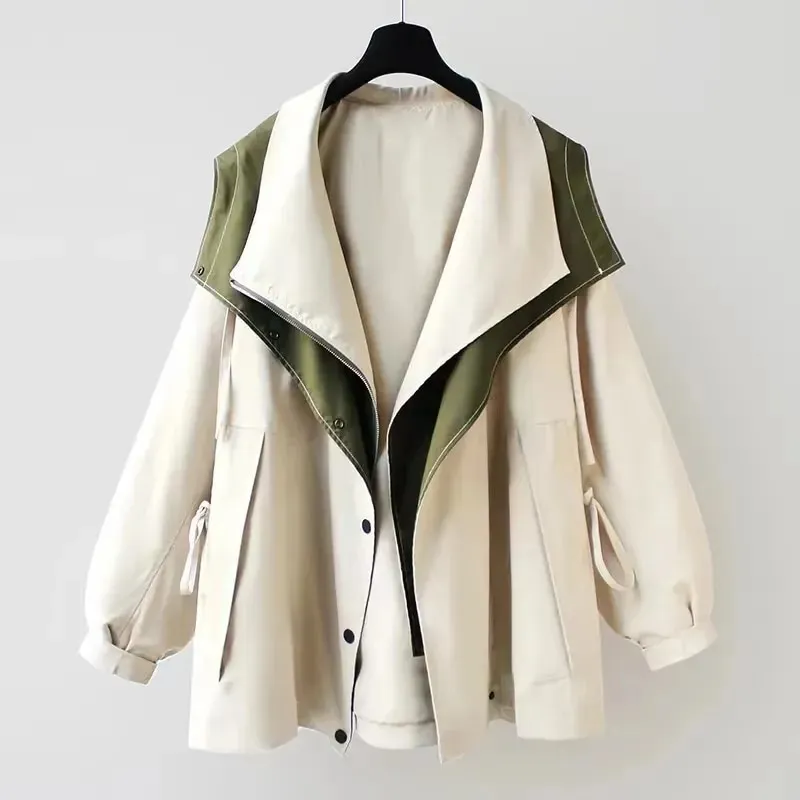 Luna | Two-Tone Trench Coat