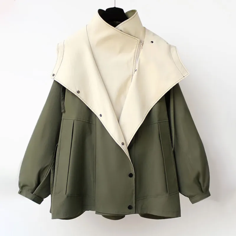 Luna | Two-Tone Trench Coat
