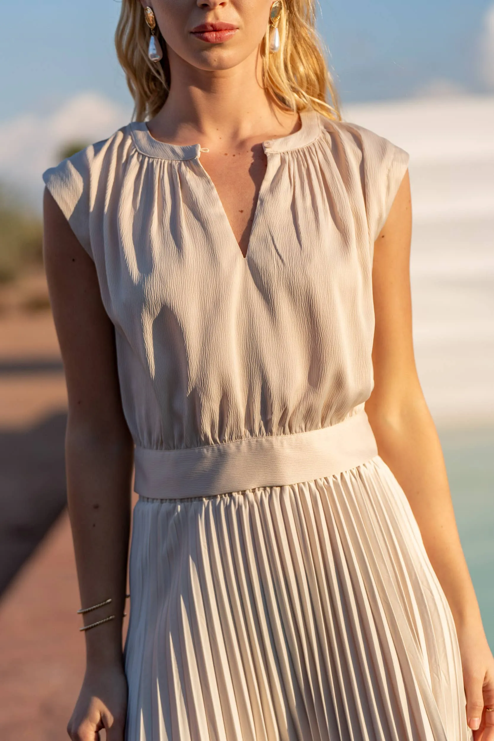 Maguie Back-tie Crop Top