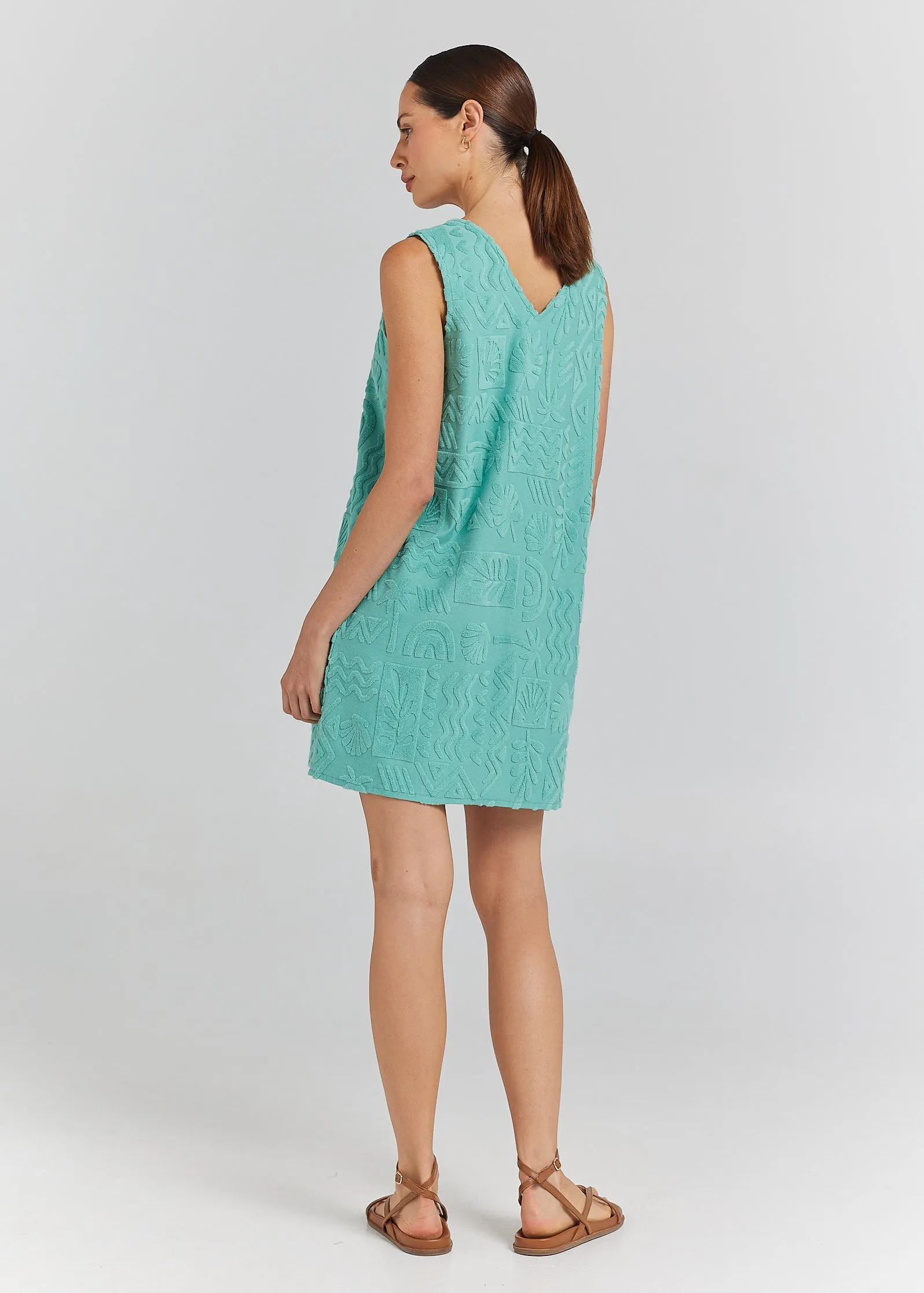 Mai Tai V Tunic Dress - Jade