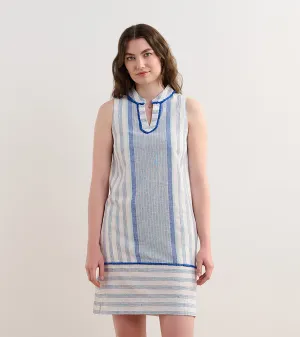 Marin Shift Dress - Blue Stripes
