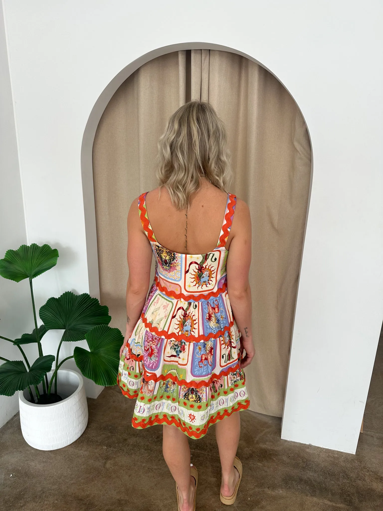 Michelle Dress- Multi print