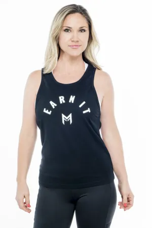 Motivation Earn It Tank<br>Black
