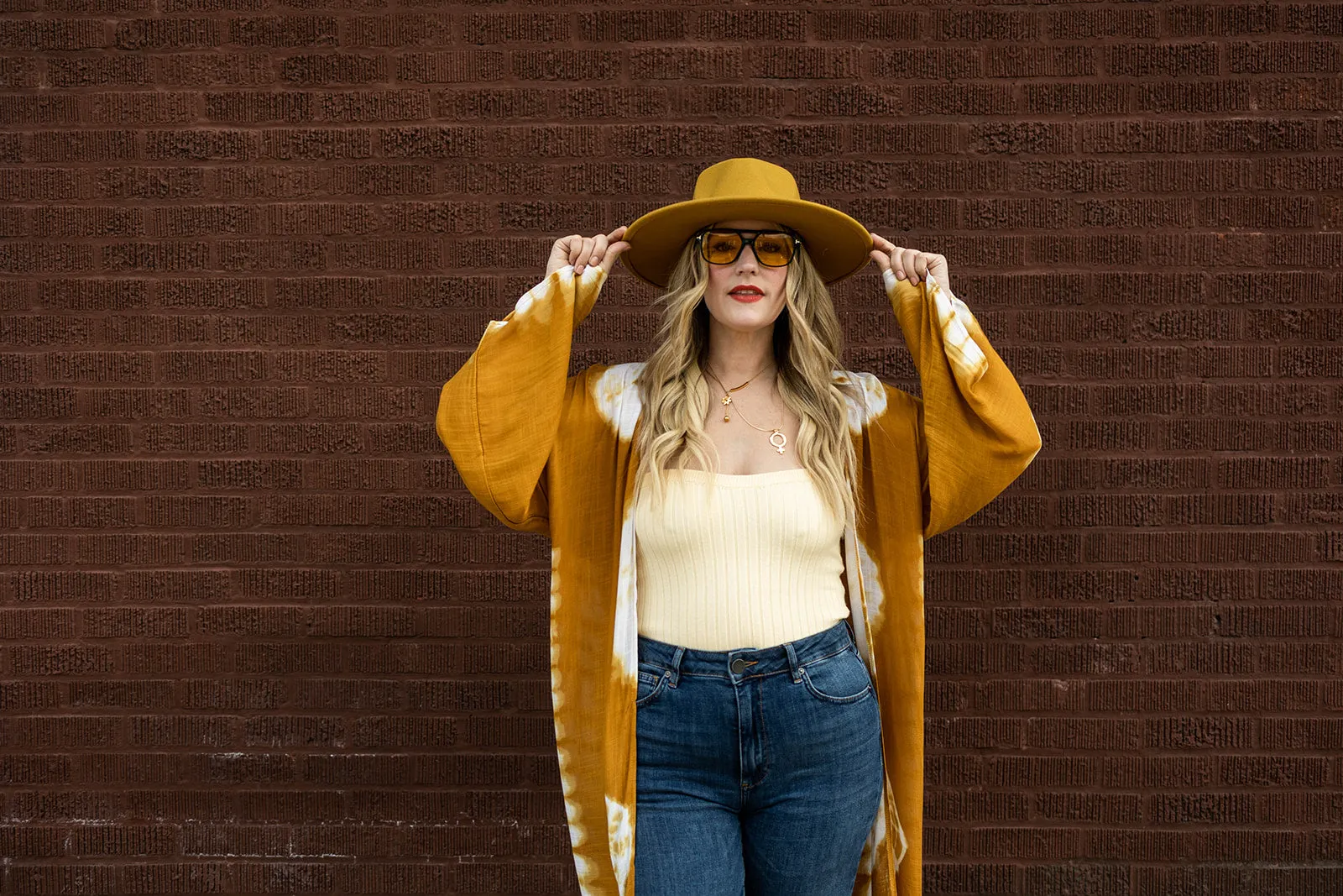 nanette ribbed bandeau in yellow