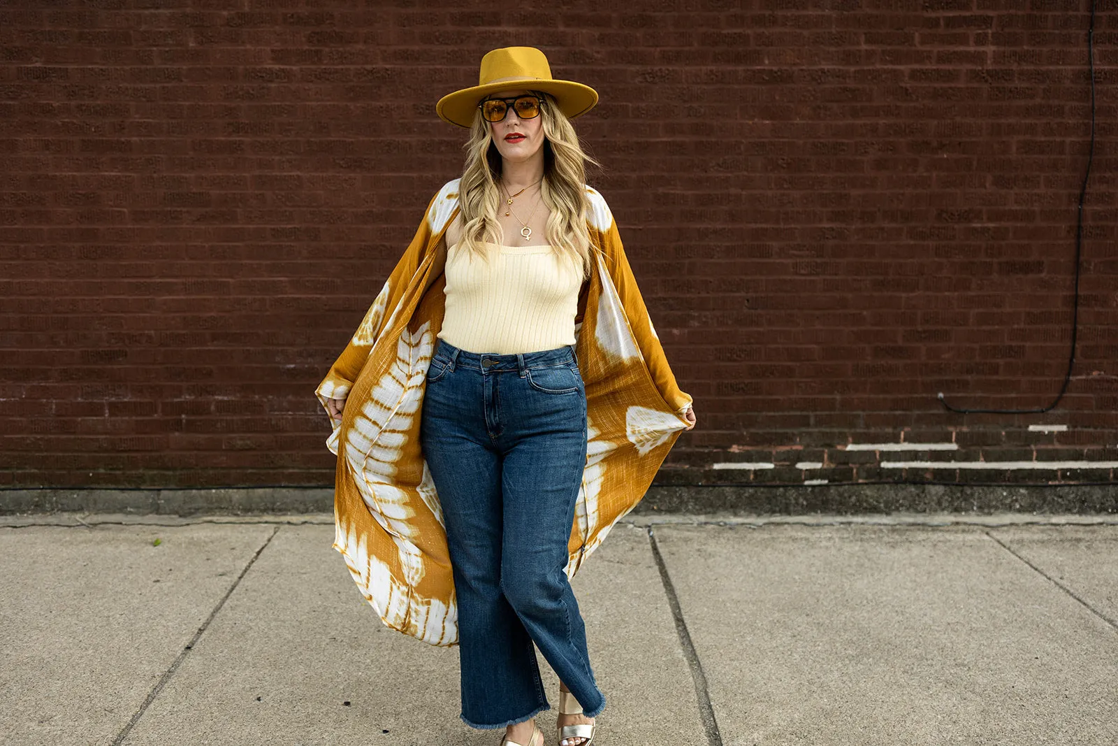 nanette ribbed bandeau in yellow