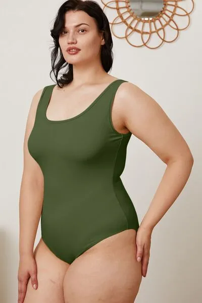 Narissa Basic Bae Full Size Square Neck Sleeveless Bodysuit