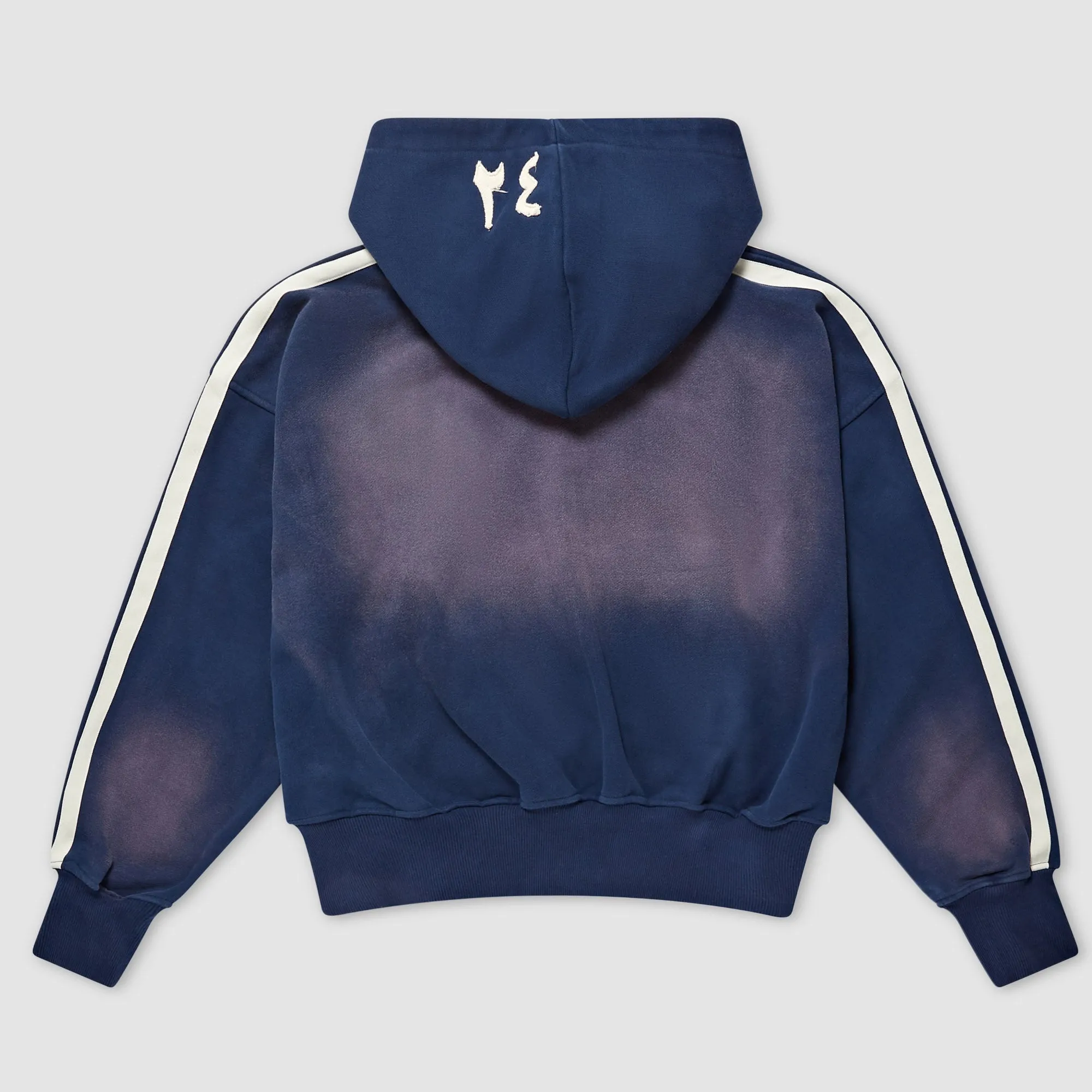 NAVY TRACKLINE ZIP UP
