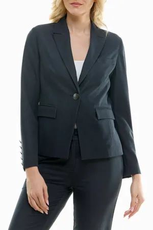 Nicole Miller One-Button Blazer Jacket