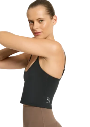 Nimble Move Often Crop Tank - Black