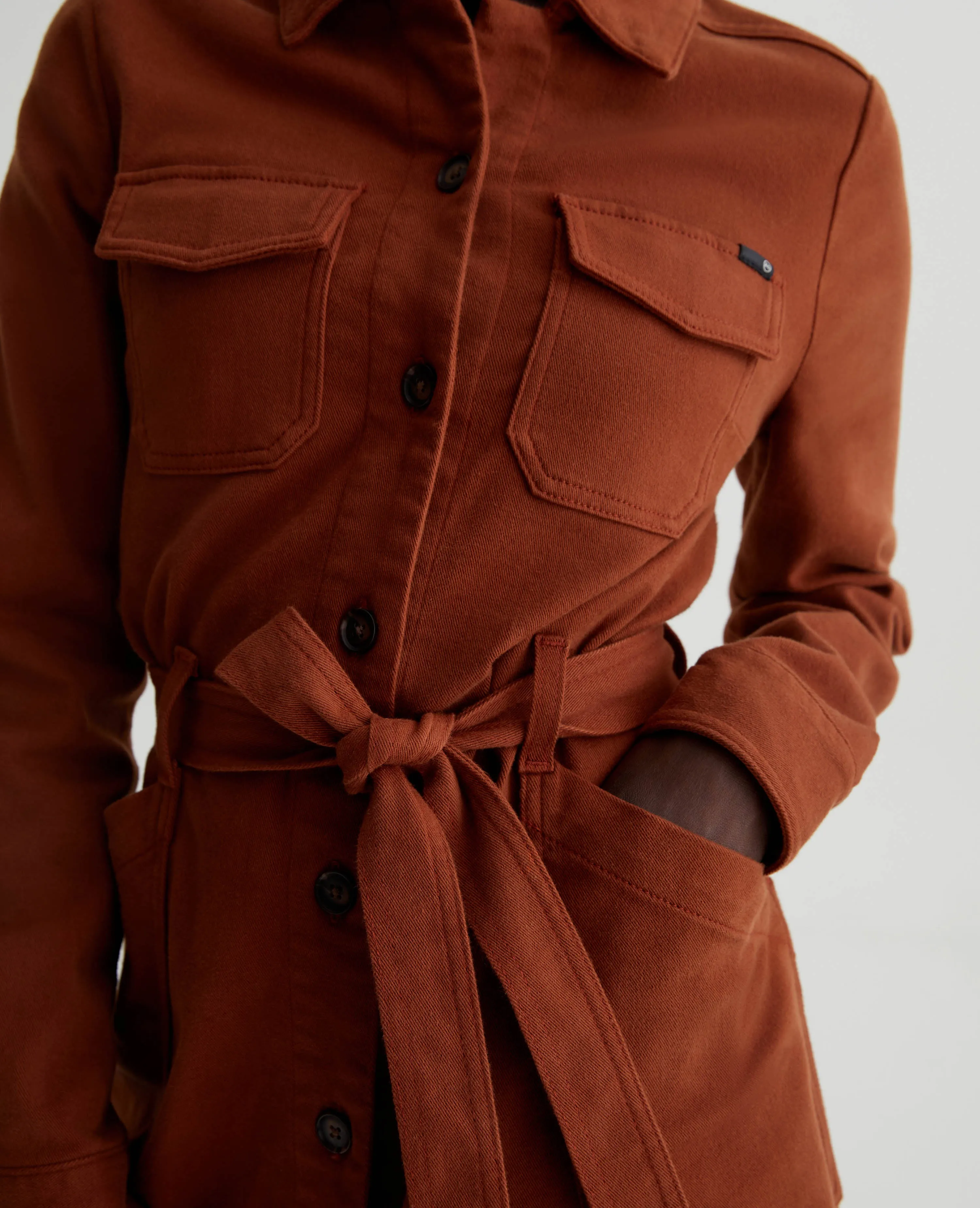 Novi Safari Trench Dress