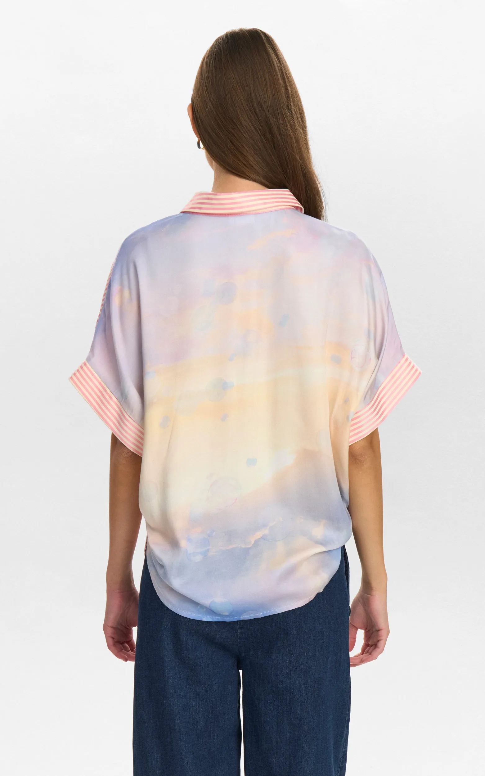 Nudiamond Shirt Pink Carnation
