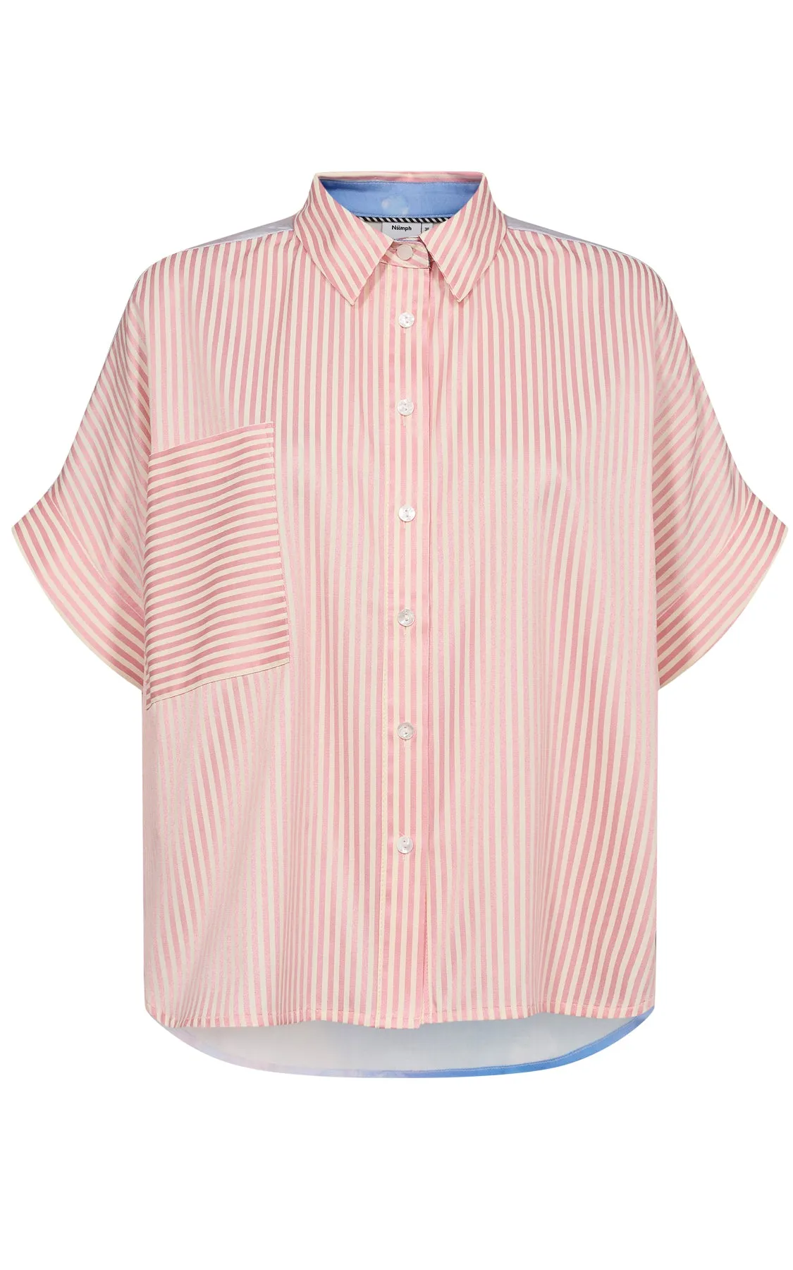 Nudiamond Shirt Pink Carnation