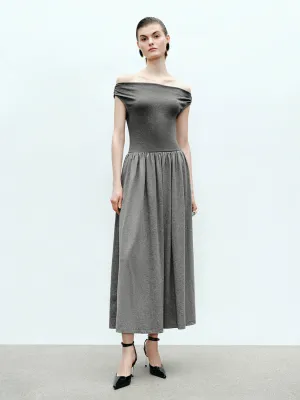Off Shoulder A-Line Dresses
