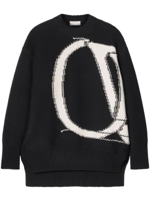 Off White Sweaters Black