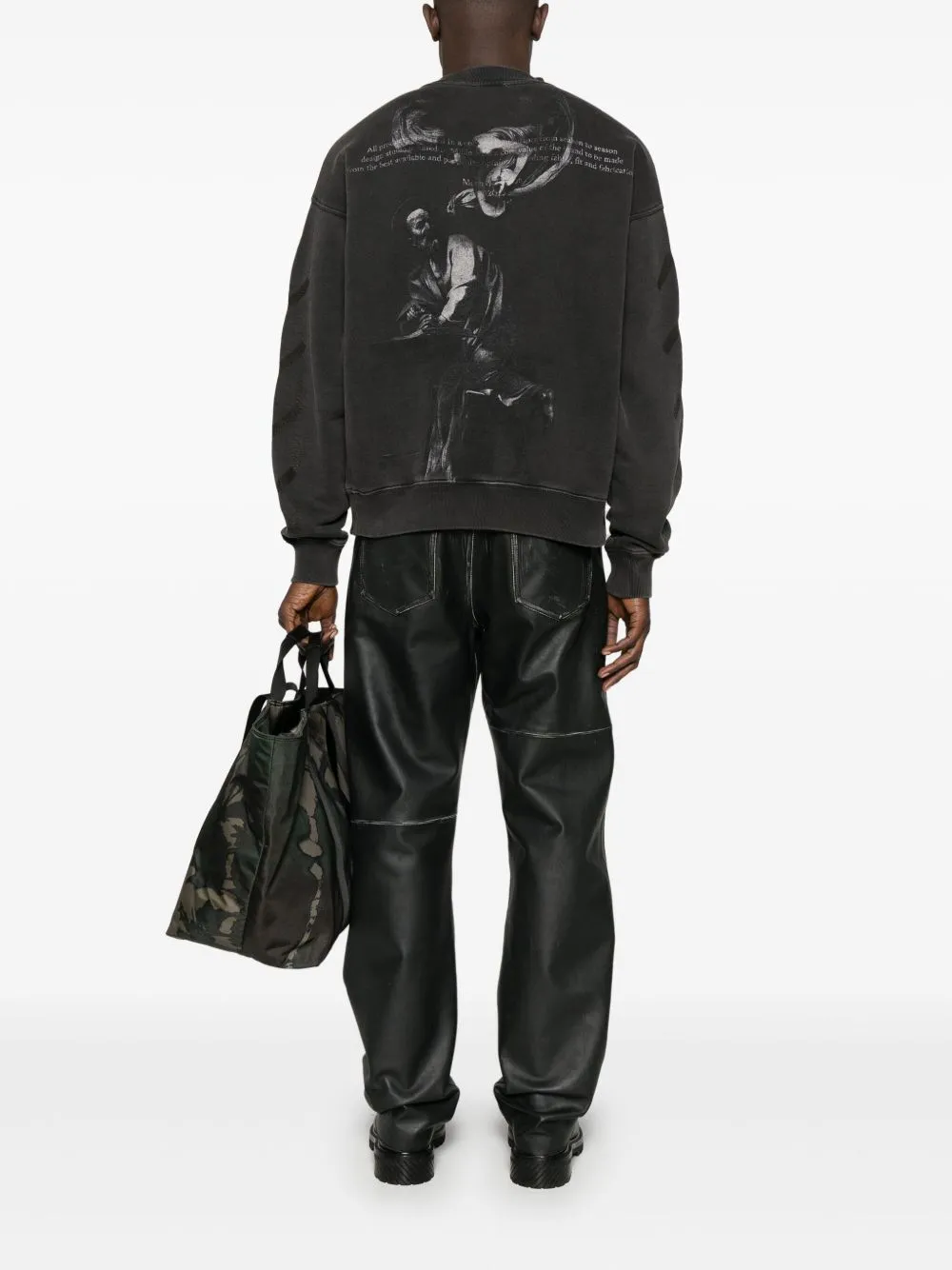 Off White Sweaters Black