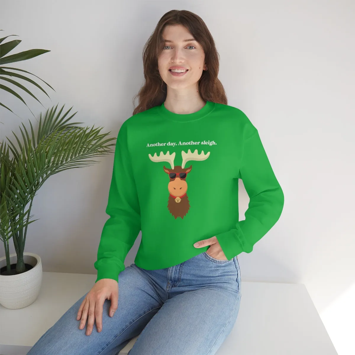 Oh Deer Crewneck Sweatshirt | Christmas Gifts | Fun Christmas Products | Gifts for Him | Gifts for Her