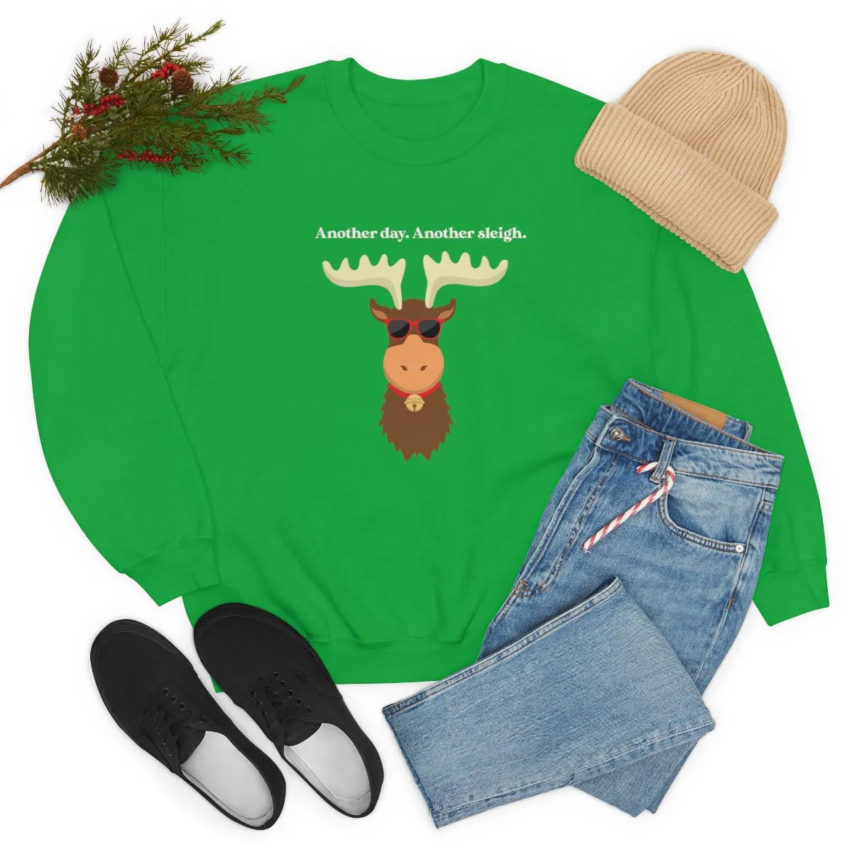 Oh Deer Crewneck Sweatshirt | Christmas Gifts | Fun Christmas Products | Gifts for Him | Gifts for Her