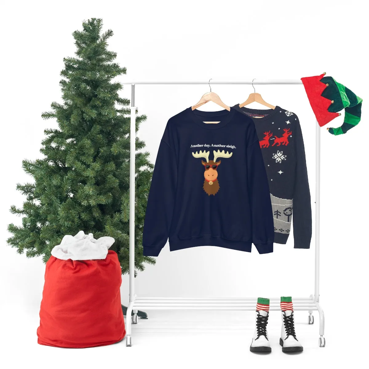 Oh Deer Crewneck Sweatshirt | Christmas Gifts | Fun Christmas Products | Gifts for Him | Gifts for Her