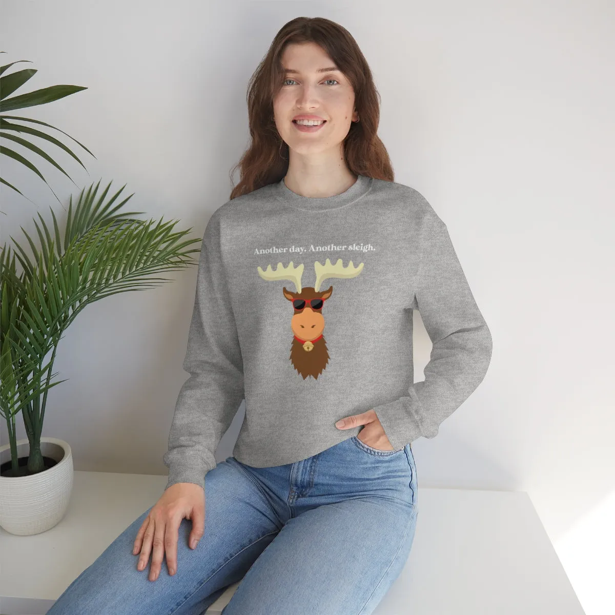 Oh Deer Crewneck Sweatshirt | Christmas Gifts | Fun Christmas Products | Gifts for Him | Gifts for Her