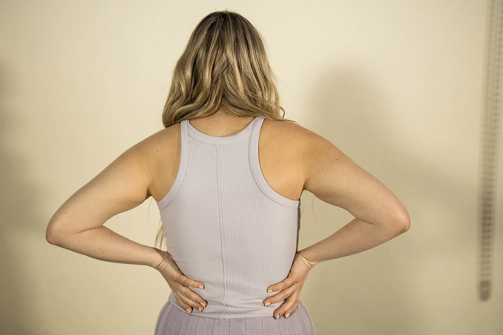 olivia tank in lilac