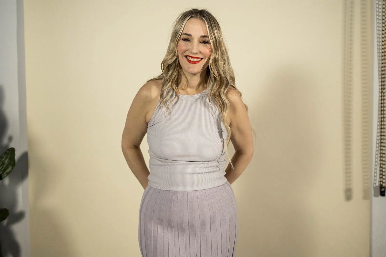 olivia tank in lilac